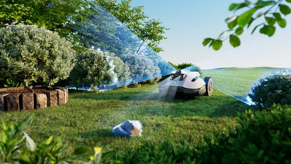 LiDAR 360° + wizja AI w Mammotion YUKA mini 2 1000